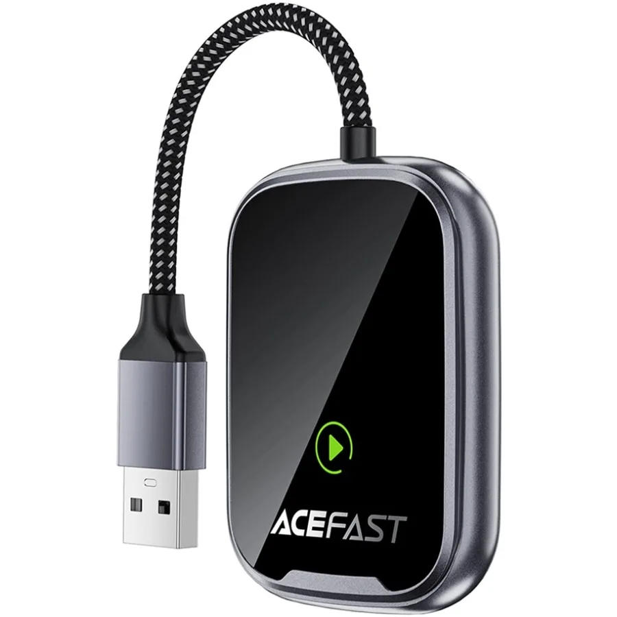 Адаптер CarPlay/Android AUTO wireless for car QC1 Acefast
