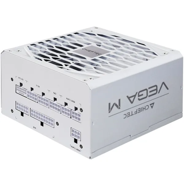 БЖ 850W Chieftec VEGA M PPG-850-CW ATX 3.1 135mm, 80+ Gold, Fully modular, WHITE, Retail