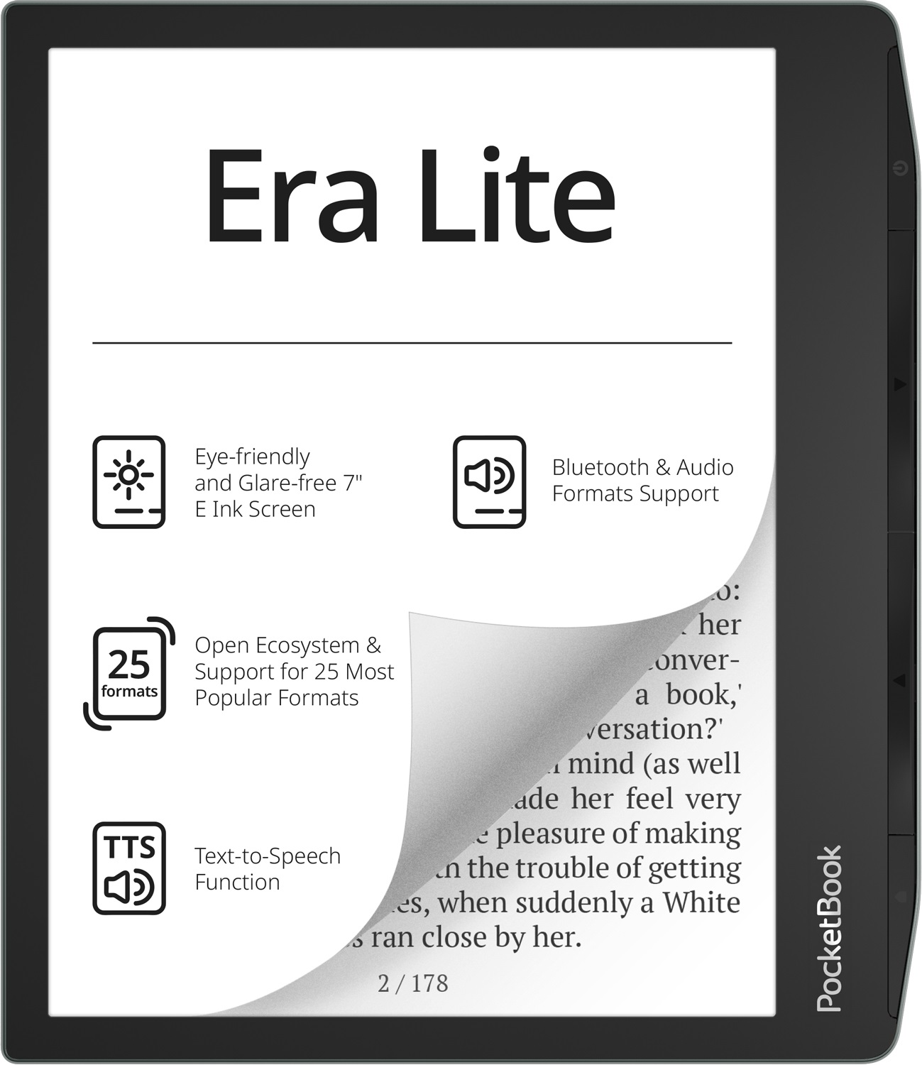 Електронна книжка PocketBook Era Lite (PB710), Stone Green