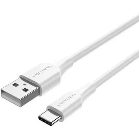 Кабель USB 2.0 AM-Type-C M, 1 м, 18W білий Vention