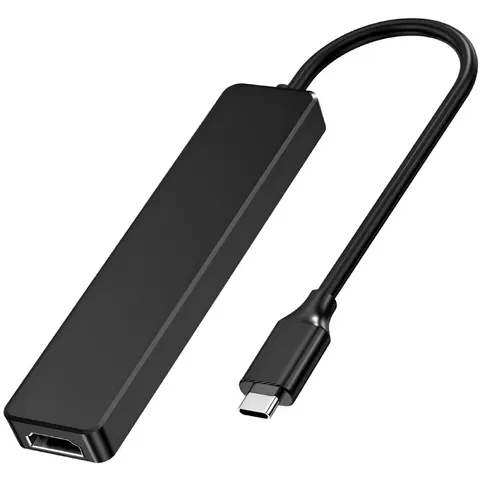 Док-станція USB3.0 Type-C --> HDMI 4K30Hz/USB2.0x2/USB 3.0/USB-C PD 100W 5 in 1 Hub Choetech