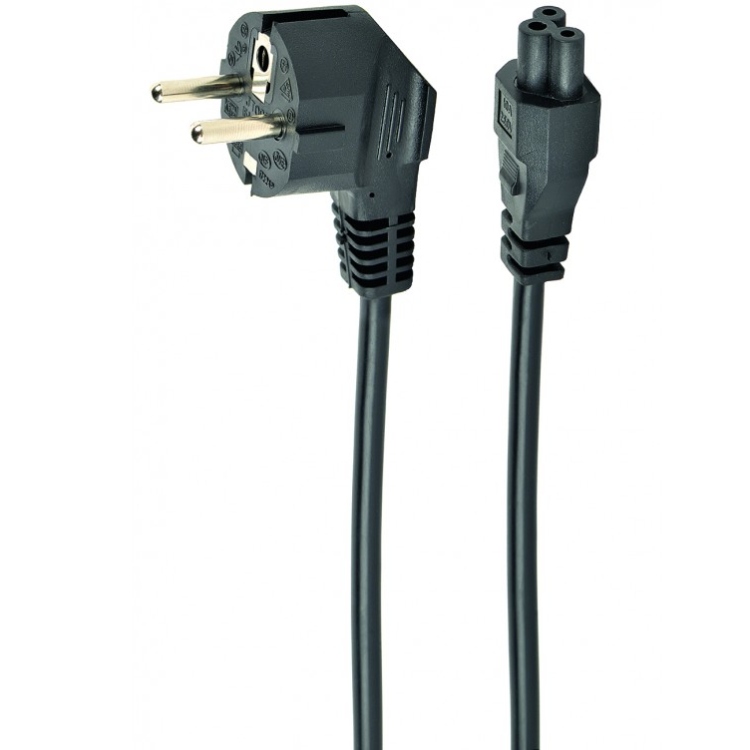 Кабель живлення ноутбука 0.5 м Cablexpert VDE, 3pin