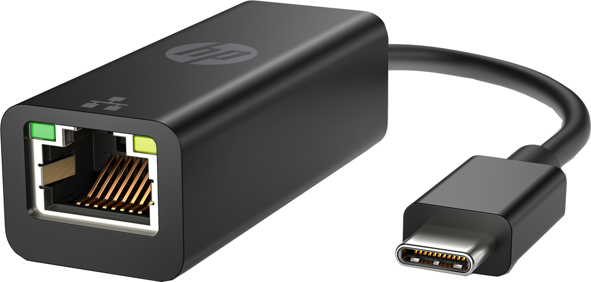 Перехідник USB 3.0 Type-C --> Ethernet RJ45 HP чорний