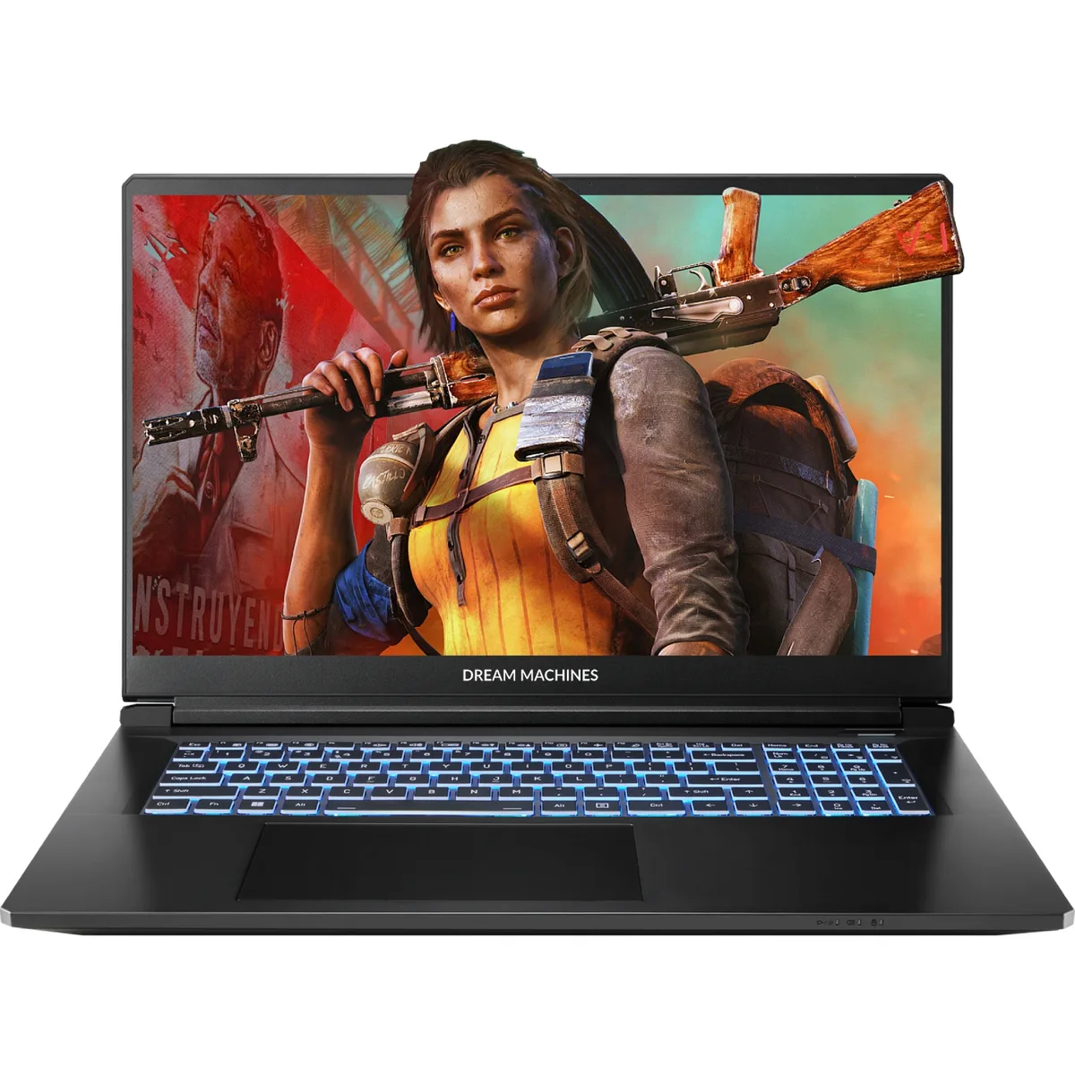 Dream Machines RT5060-17UA27 17.3” FHD 144Hz, 300n/Ryzen 7 H255/16 GB/SSD 1TB/RTX5060/GLAN/DOS
