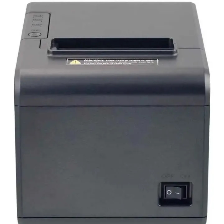 Принтер чеків Xprinter XP-Q804S (термодрук, 260мм/с, стрічка 80мм, USB+Serial+Lan,авторізак,чорний)