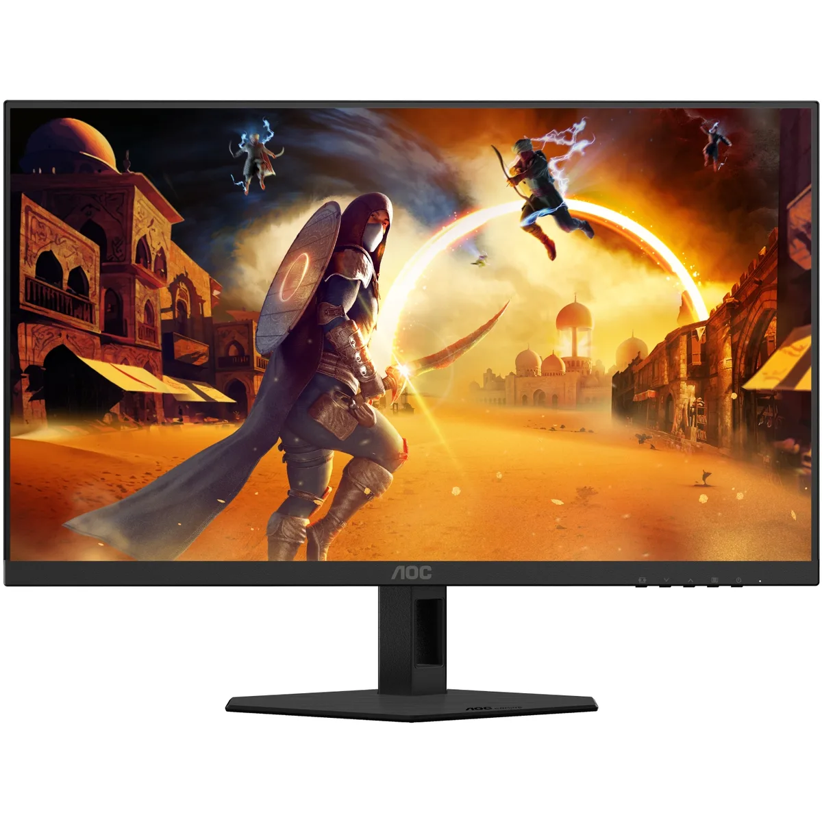 TFT 23.8" AOC Q24G4RE, QHD, 180Гц, 2xHDMI, DP, чорний