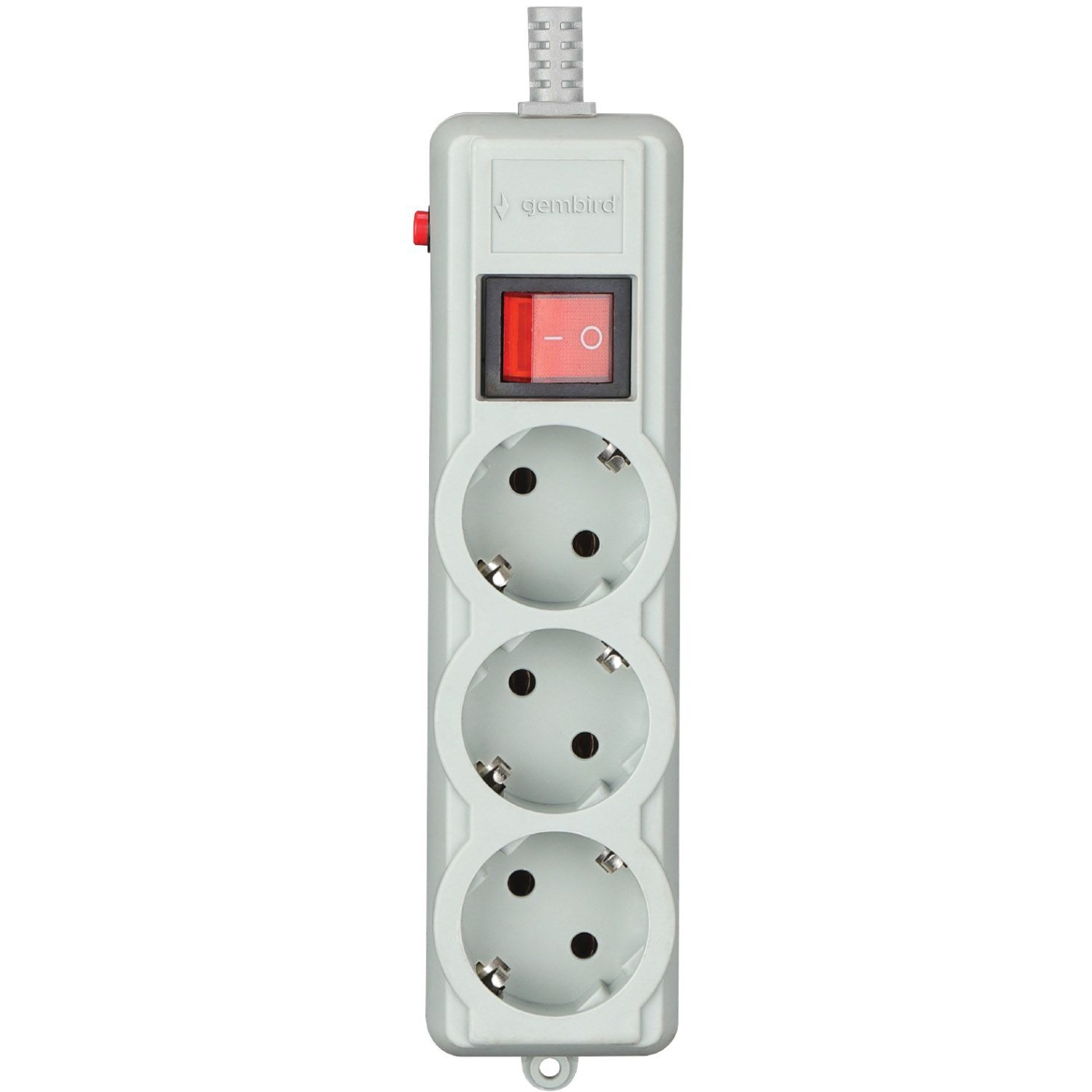 Power filtr 3.0м Gembird , 3 розетки, чорний, 220 В, 50 Гц, 16A
