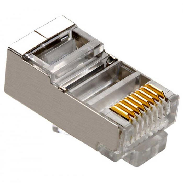 Конектор комп'ютерний (екранований) RJ-45, поштучно