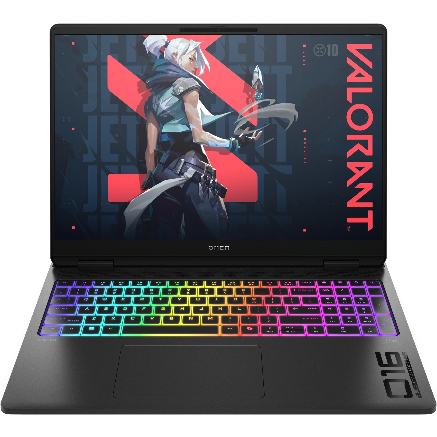 HP OMEN MAX 16-ah0045ua 16" 2.5K WQXGA IPS,500n/U9-275HX(5.4)/64Gb/SSD1Tb/RTX5070 Ti 12GB/DOS/Чорний