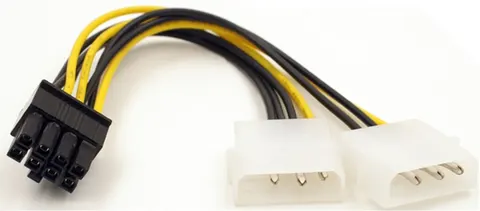 Кабель живлення для відеокарти  8pin Male to 2xMolex Female