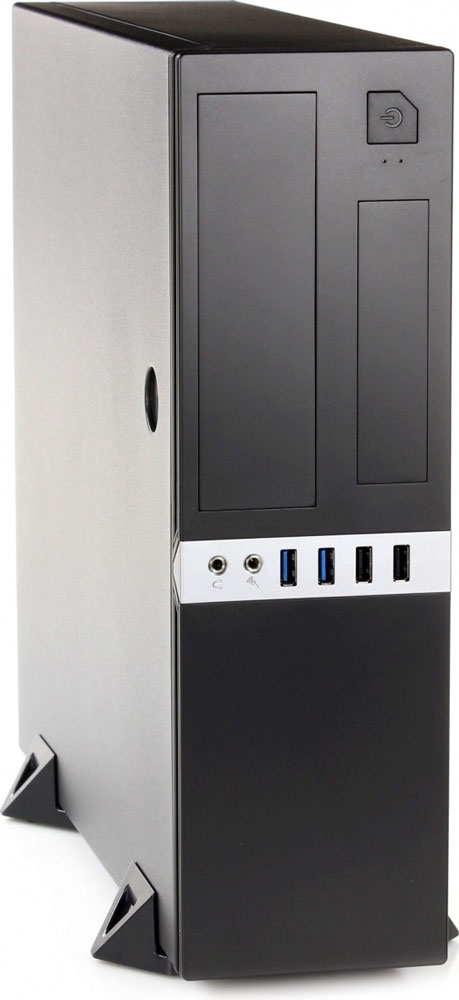 Корпус Casecom S-503 500W-80mm 2xUSB3.0+2xUSB2.0 SFF mATX, Black