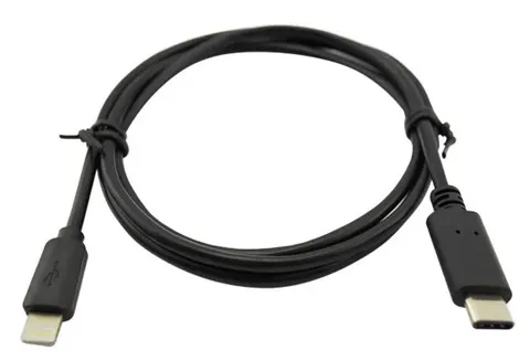 Кабель USB 3.1 Type-C M-Lightning M, 1.0м, чорний