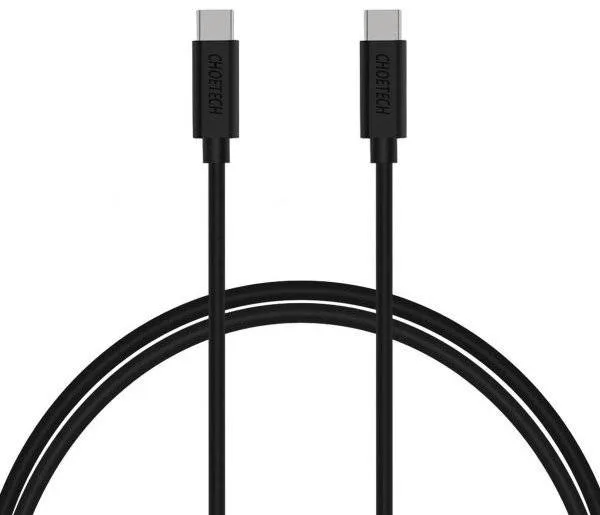 Кабель USB 2.0 Type-C M-M, 3.0 м, (60W) PVC чорний Choetech