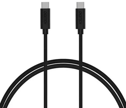 Кабель USB 2.0 Type-C M-M, 3.0 м, (60W) PVC чорний Choetech