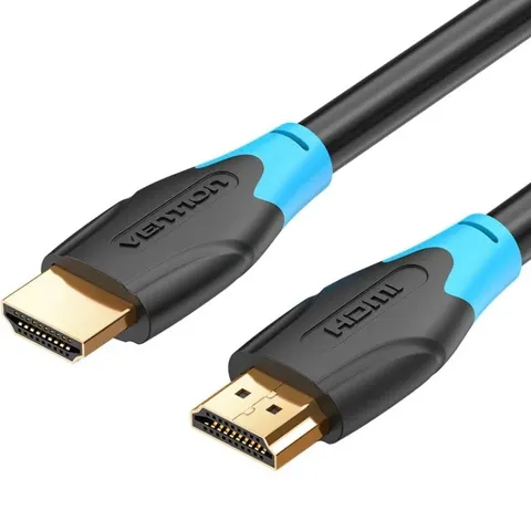 Кабель HDMI M - M, 10.0м, V1.4, 4K/HD 60Гц, PVC type, чорний, Vention
