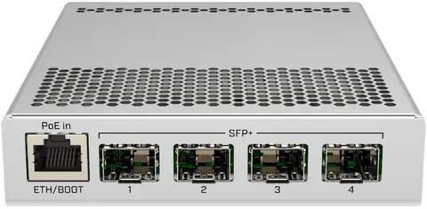 Комутатор Mikrotik CRS305-1G-4S+IN, 4x SFP+ ports, 1x Gigabit Ethernet, metallic enclosure