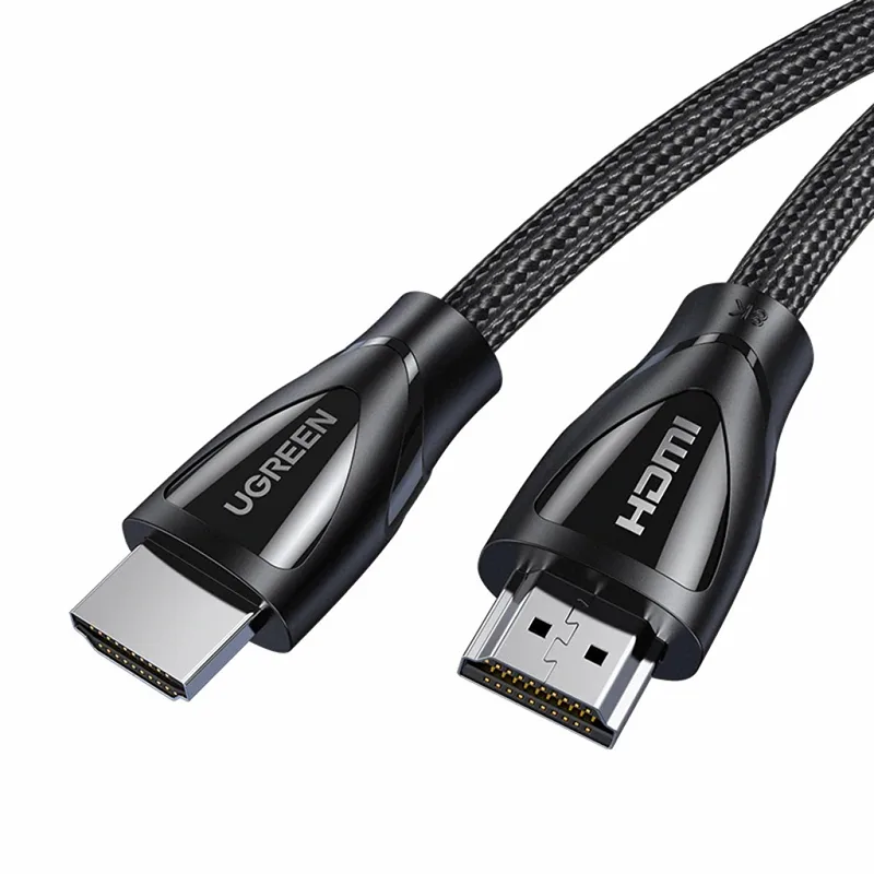 Кабель HDMI M - M, 1.0 м, V2.1 With Braid 8K@60Hz/4K@120Hz, HD140 UGREEN Чорний