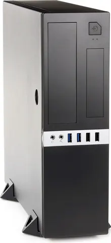 Корпус Casecom S-503 450W-80mm 2xUSB3.0+2xUSB2.0 SFF mATX, Black