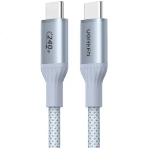 Кабель USB 3.1 Type-C M-M, 2 м, 240W （5A）синій, L534 UGREEN