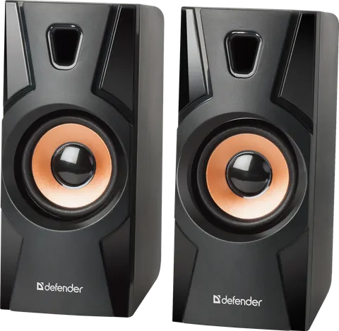 Акустична система 2.0 Defender Aurora  S8, 8Вт (RMS) MDF USB чорна