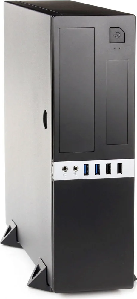 Корпус Casecom S-503 400W-80mm 2xUSB3.0+2xUSB2.0 SFF mATX, Black