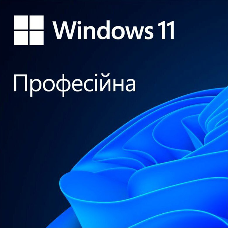 Microsoft OEM Windows 11 Professional Ukrainian, x64-bit ОЕМ (58.29)