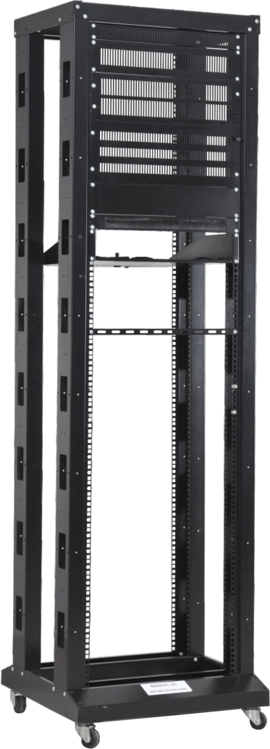 Стійка 19", high 42U, подвійна, чорна, 250кг, Kingda