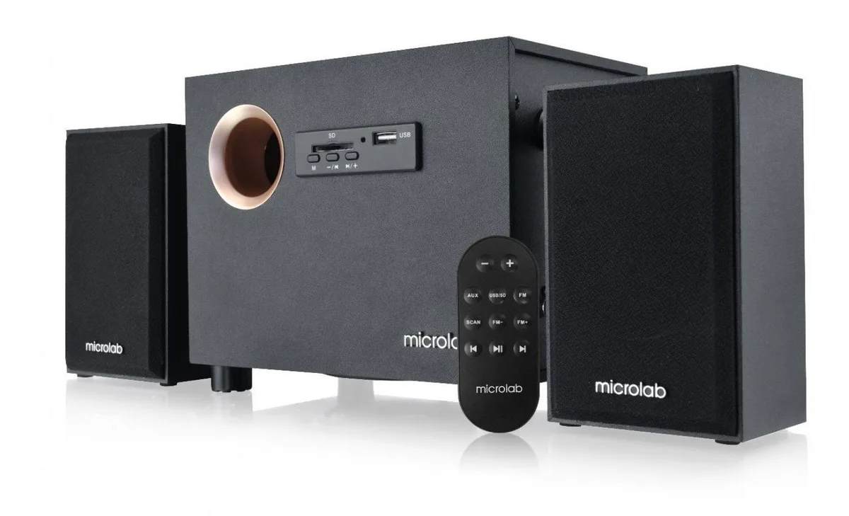 Акустична система 2.1 Microlab M-105, 10Вт, чорна