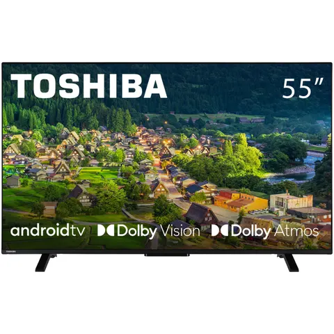TV 55 Toshiba 55UA2363DG 4K UHD/LED/T2/Android 11/2 x 10W/Dolby Digital/HDMI/Wi-Fi/VESA 200 x 200 M4