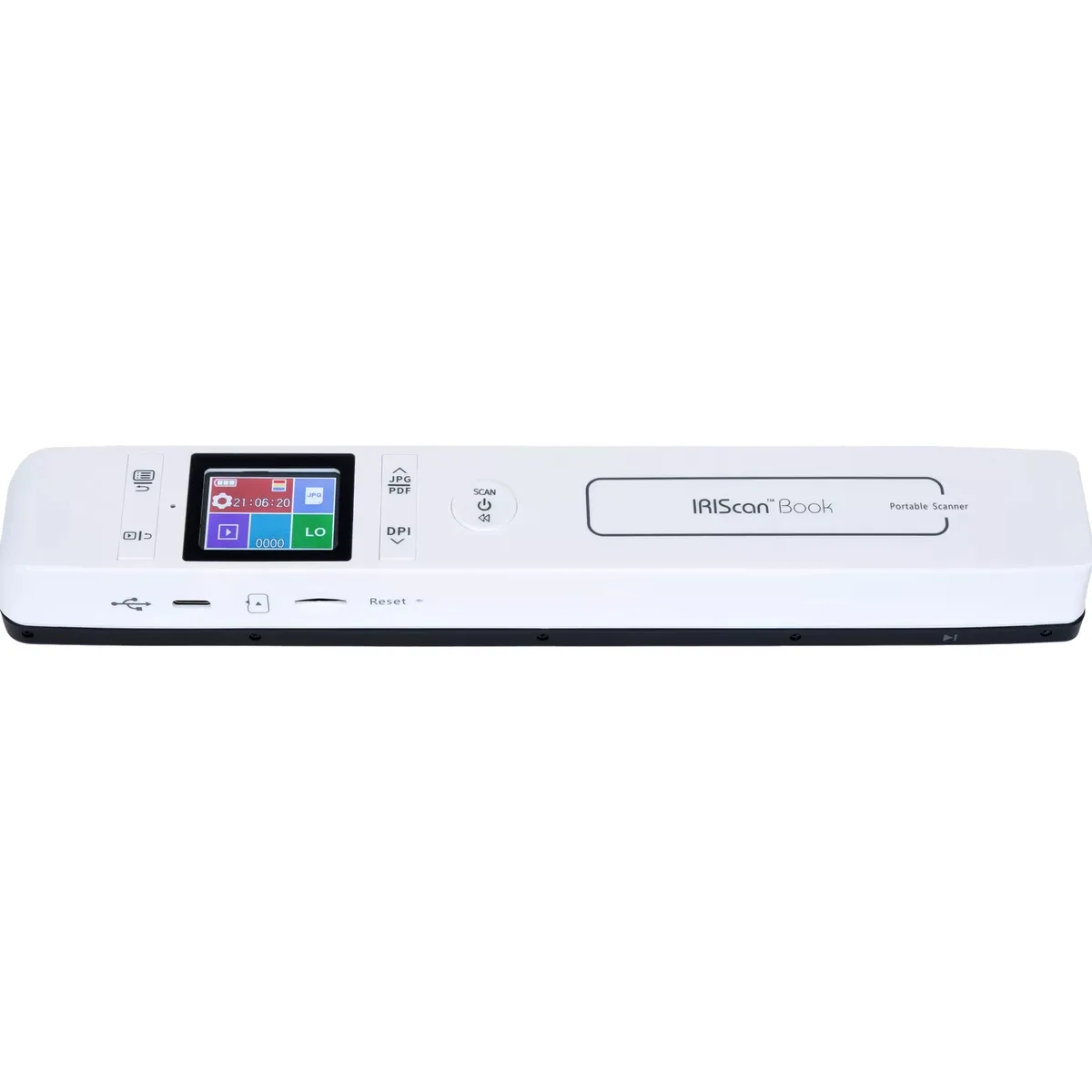 Сканер A4 Canon IRIScan Book 7 (1050dpi, USB, microSD, 15стор/хв, портативний, білий)