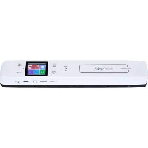 Сканер A4 Canon IRIScan Book 7 (1050dpi, USB, microSD, 15стор/хв, портативний, білий)