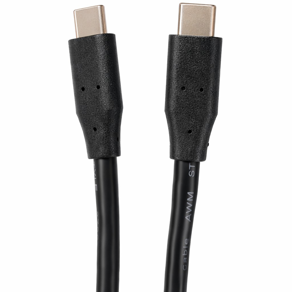 Кабель USB 2.0 Type-C M-M, 1,5м 60W чорний