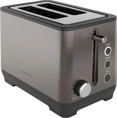Тостер AIWA ABT-1000 KOTAN 1000Вт/ 2 відділення/мех. управління/розморожування/підігрів булочок