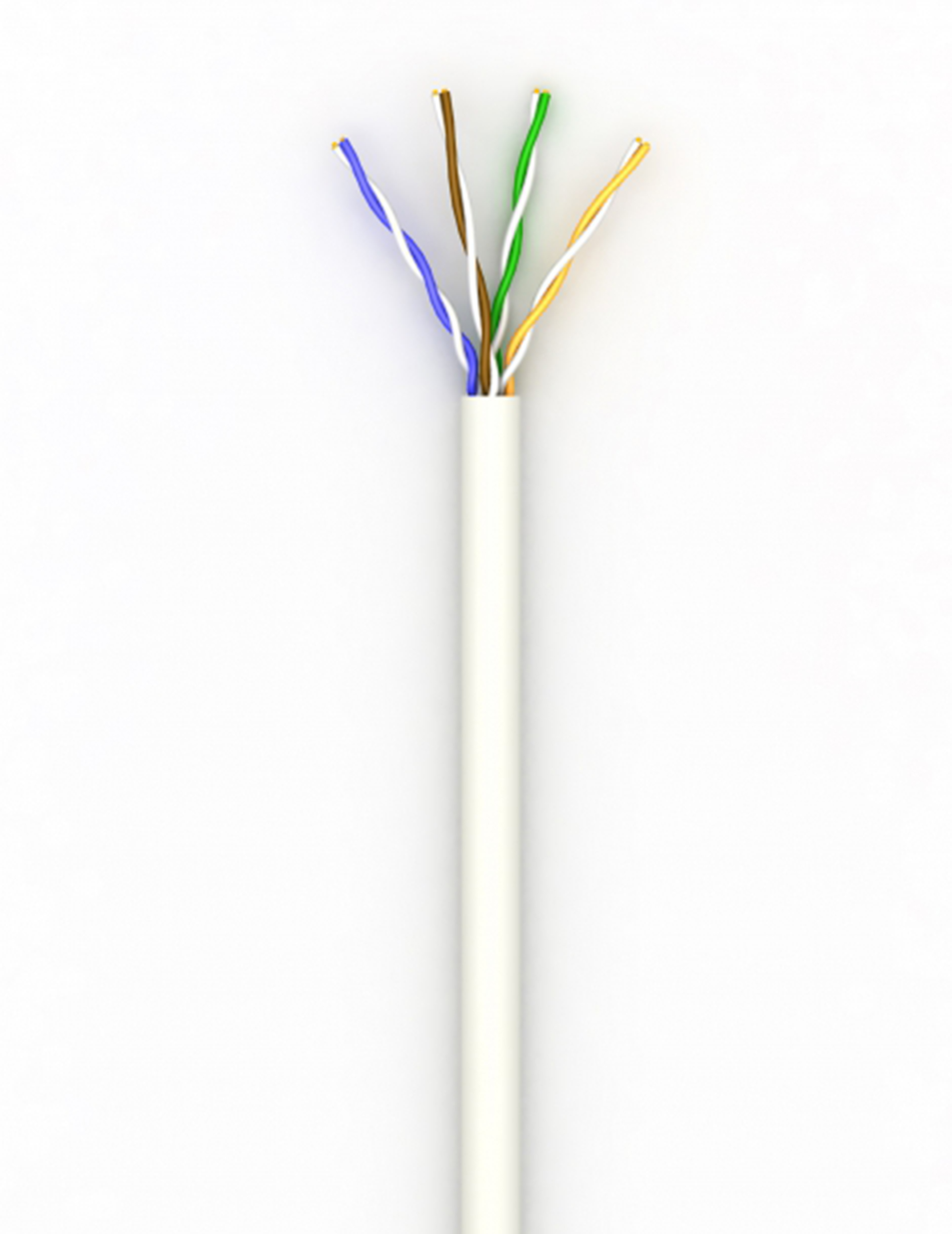 Кабель UTP Cat-5e Ok-NET, КПВ-ВП (350) 4х2х0,51 (бухта 305м)